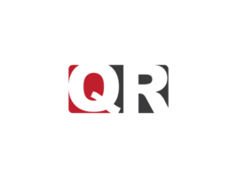 monogram PNG qr logo brief, creatief plein vorm qr bedrijf logo PNG
