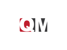 Monogram Png Qm Logo Letter, Creative Square Shape QM Business Logo Png