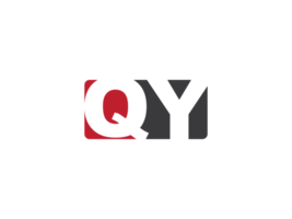 monogram png qy logotyp brev, kreativ fyrkant form qy företag logotyp png