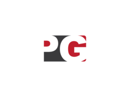 monograma cuadrado forma pg logo png , alfabeto pg logo letra vector icono