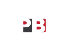 Monogram Square Shape Pb Logo Png , Alphabet PB Logo Letter Vector Icon