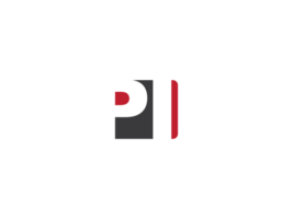 Monogram Square Shape Pi Logo Png , Alphabet PI Logo Letter Vector Icon