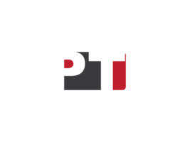 monograma quadrado forma pt logotipo png , alfabeto pt logotipo carta vetor ícone