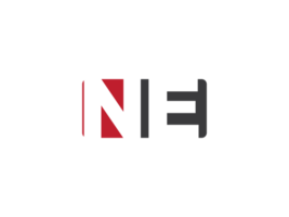 Initiale ne Platz png Logo Bild, kreativ gestalten Brief ne Logo Symbol Vektor png