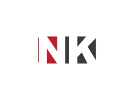 första nk fyrkant png logotyp bild, kreativ form brev nk logotyp ikon vektor png