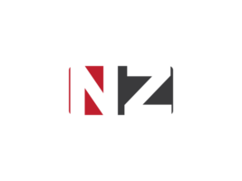 Initial Nz Square Png Logo Image, Creative Shape Letter NZ Logo Icon Vector Png