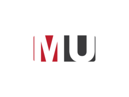 piazza png forma mu logo lettera icona, astratto mu png logo modello