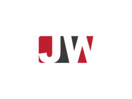 minimalista cuadrado png forma jw logo icono, alfabeto jw logo letra vector para tienda