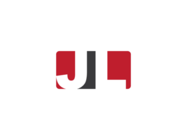 Minimalist Square Png Shape Jl Logo Icon, Alphabet JL Logo Letter Vector For Shop