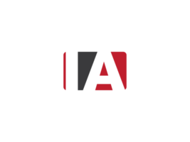 astratto piazza png ia logo icona, creativo forma ia logo lettera design