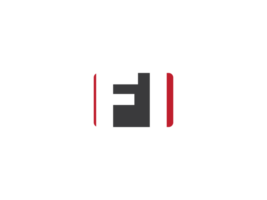 Modern Square Png Fi Logo Letter, Creative Shape FI Png Logo Template
