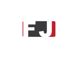 moderno quadrado png fj logotipo carta, criativo forma fj png logotipo modelo