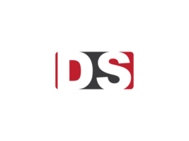 coloré carré forme ds png logo icône, minimaliste png ds logo Stock