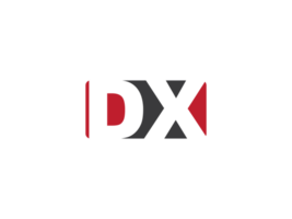 kleurrijk plein vorm dx PNG logo icoon, minimalistische PNG dx logo voorraad