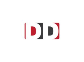 kleurrijk plein vorm dd PNG logo icoon, minimalistische PNG dd logo voorraad