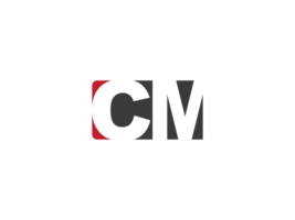 creativo cuadrado forma cm logo png, monograma png cm logo letra diseño