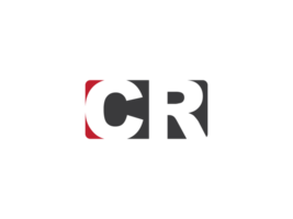 Créatif carré forme cr logo png, monogramme png cr logo lettre conception