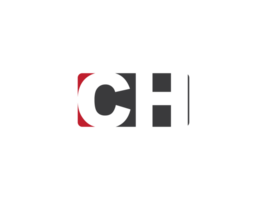 Creative Square Shape Ch Logo Png, Monogram Png CH Logo Letter Design