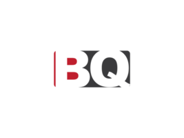 quadrado forma bq png carta logotipo ícone, inicial png bq logotipo vetor