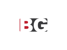 fyrkant form bg png brev logotyp ikon, första png bg logotyp vektor