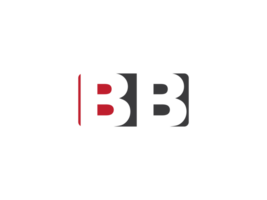 Platz Form bb png Brief Logo Symbol, Initiale png bb Logo Vektor