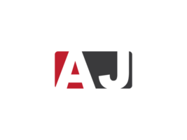 Initial Square Shape Aj Png Logo Icon, Unique AJ Logo Letter Vector