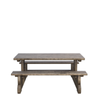 Park bench isolated 3d png