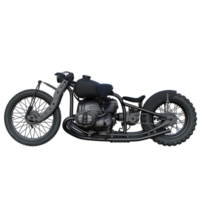 Motorrad Fahrrad isoliert 3d png