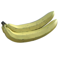 Banana fruit isolated 3d png