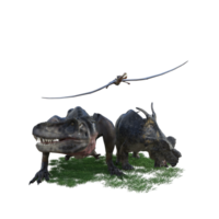 dinosaure isolé 3d png