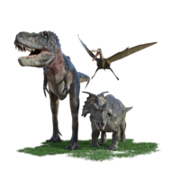 dinosaure isolé 3d png