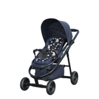 baby stroler isolated 3d png