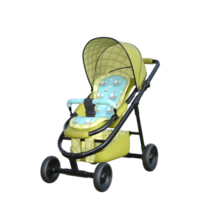 bébé poussette isolé 3d png