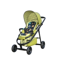 Baby Kinderwagen isoliert 3d png