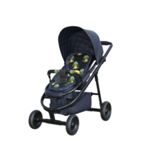 baby stroler isolated 3d png