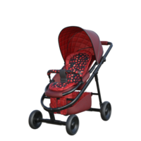 baby stroler isolated 3d png