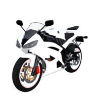 motocicleta bicicleta aislado 3d png