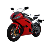 Motorcycle bike isolated 3d png