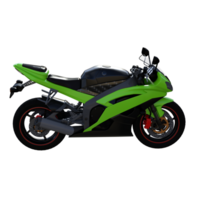 Motorrad Fahrrad isoliert 3d png