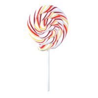 lollipop candy isolated 3D png