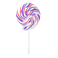 lollipop candy isolated 3D png