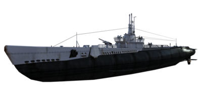 Kriegsschiff Militär- isoliert 3d png