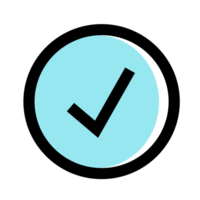 simple correct icon png