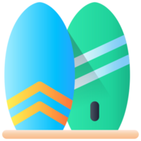 tabla de surf ilustración diseño png