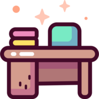 desk illustration design png