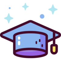 mortarboard illustration design png