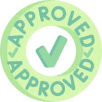 approved icon design png