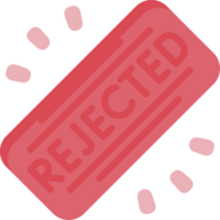 rejected icon design png