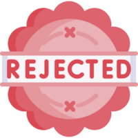 rejected icon design png