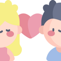 en amor ilustración diseño png